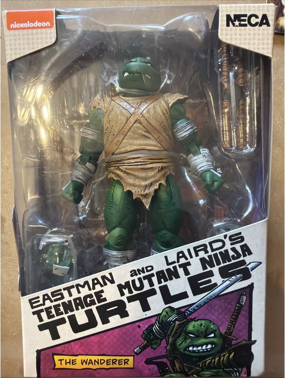 NECA Eastman and Laird's TMNT 2023 The Wanderer 7" Action Figure Ninja Turtles
